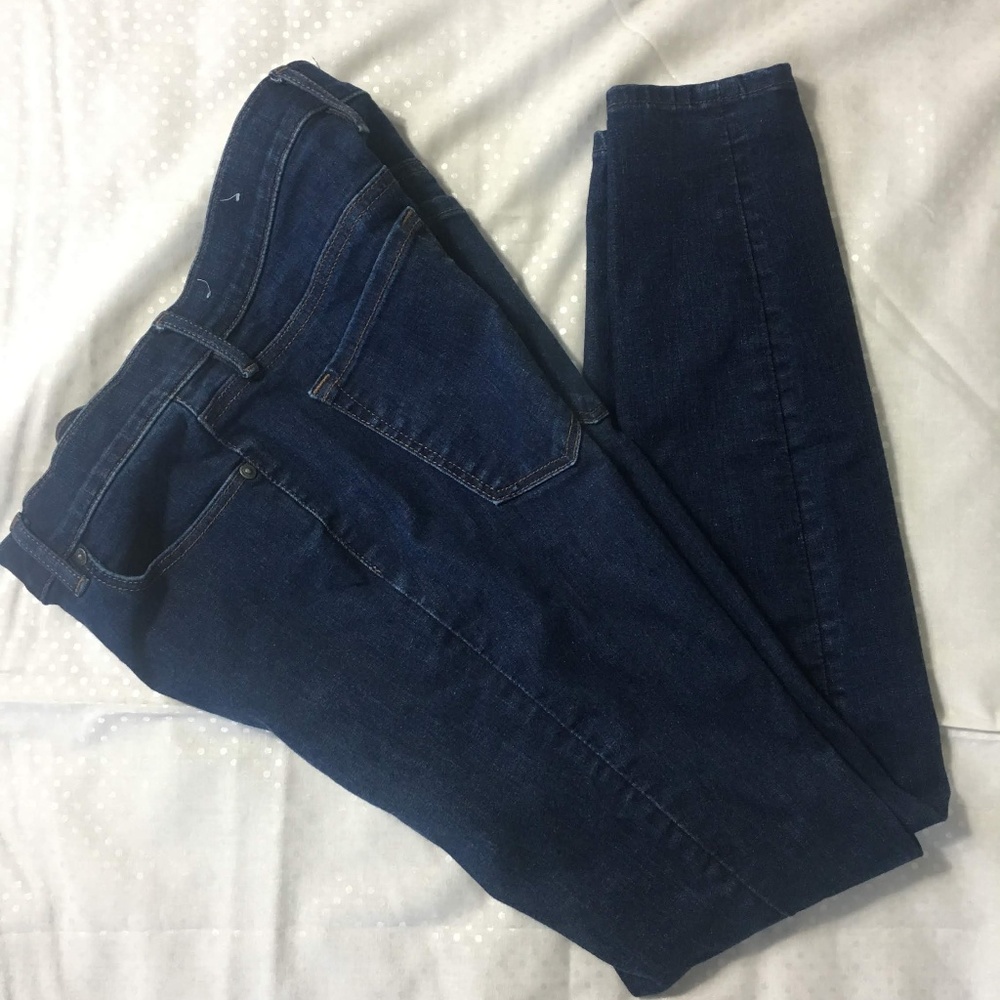 LOFT Dark  Skinny Legging   Size 27/4